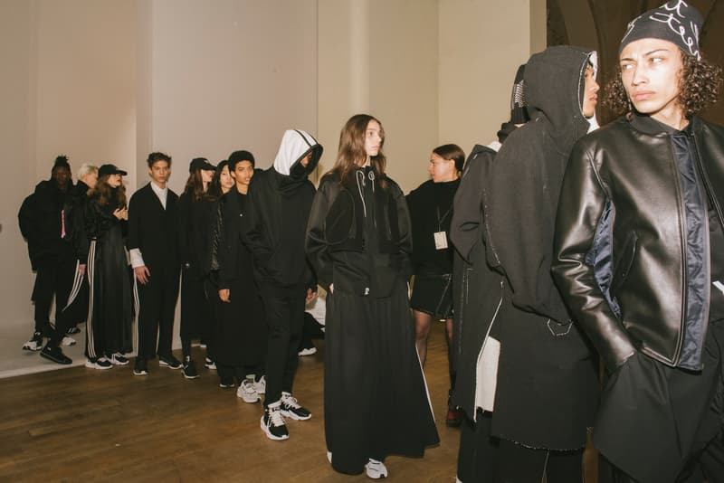 Y-3 Fall/Winter 2018 Paris Fashion Week Backstage Yohji Yamamoto adidas James Harden Futurecraft