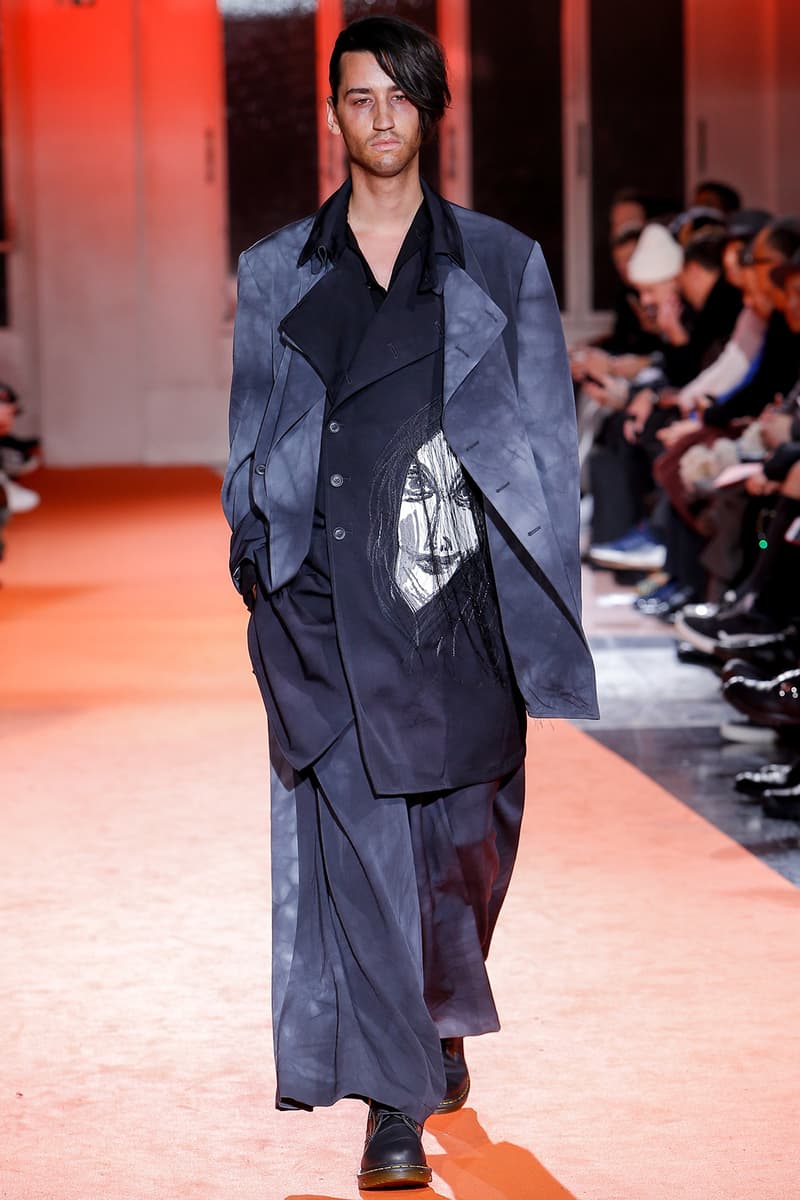 Yohji Yamamoto 2018 Fall Winter Paris Fashion Week Mens