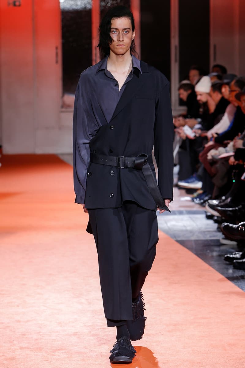 Yohji Yamamoto 2018 Fall Winter Paris Fashion Week Mens