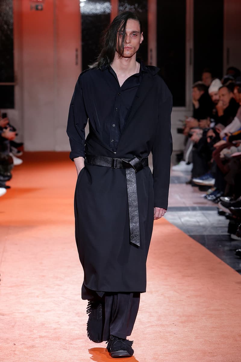 Yohji Yamamoto 2018 Fall Winter Paris Fashion Week Mens