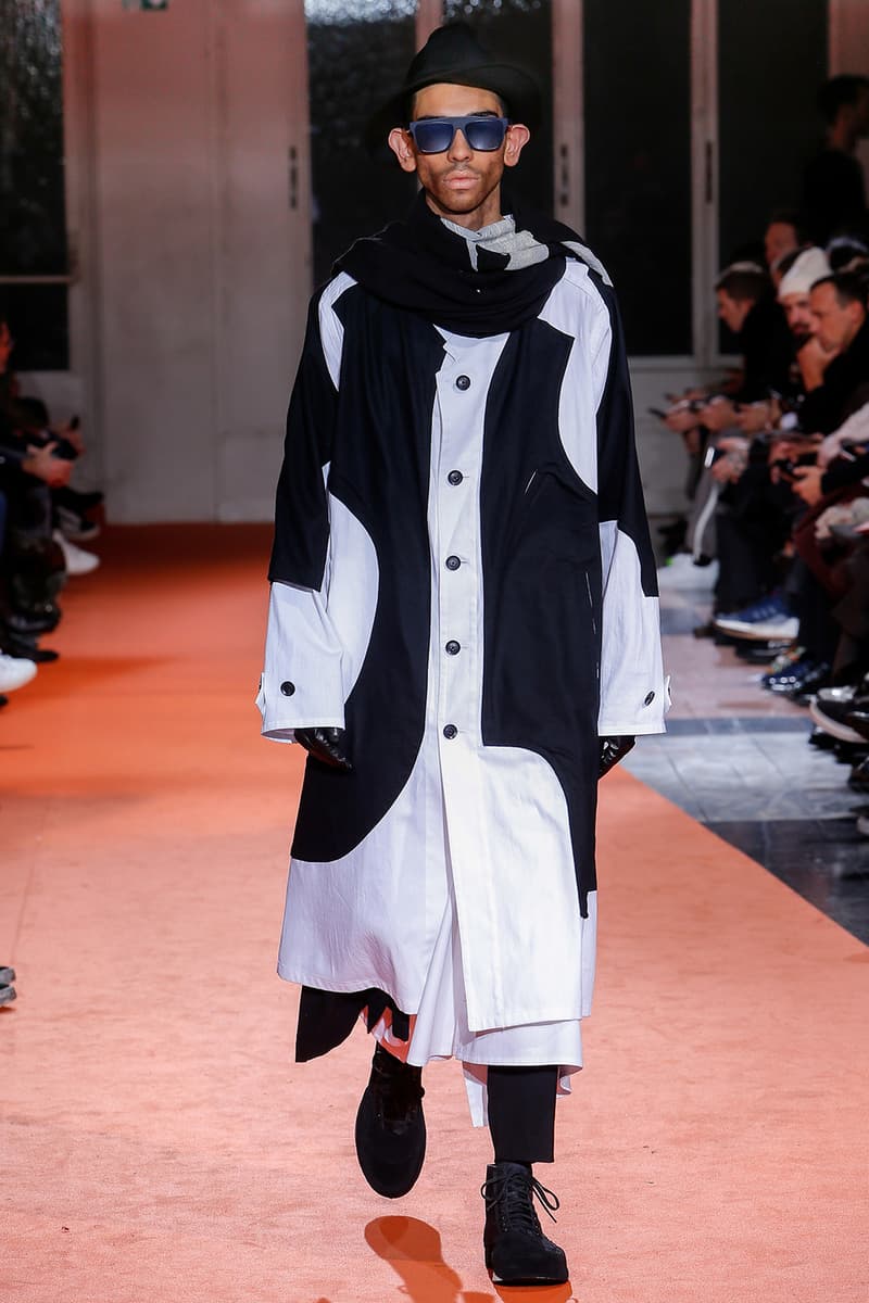 Yohji Yamamoto 2018 Fall Winter Paris Fashion Week Mens