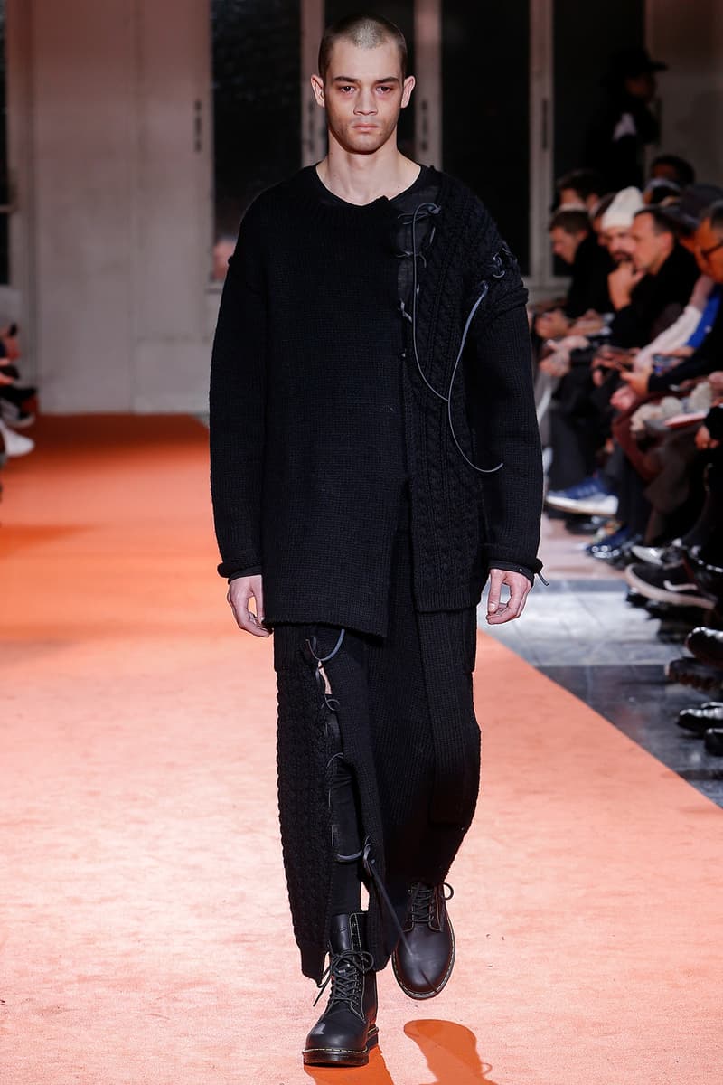 Yohji Yamamoto 2018 Fall Winter Paris Fashion Week Mens