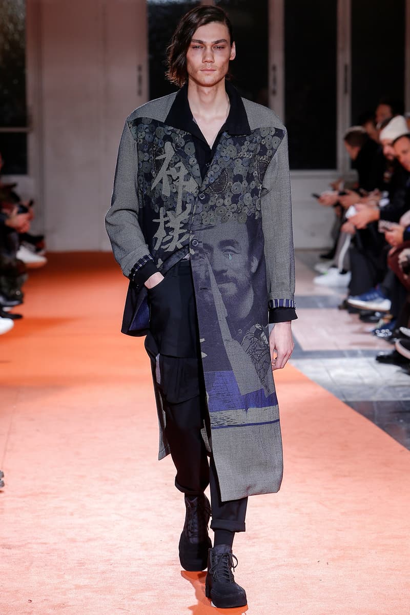 Yohji Yamamoto 2018 Fall Winter Paris Fashion Week Mens