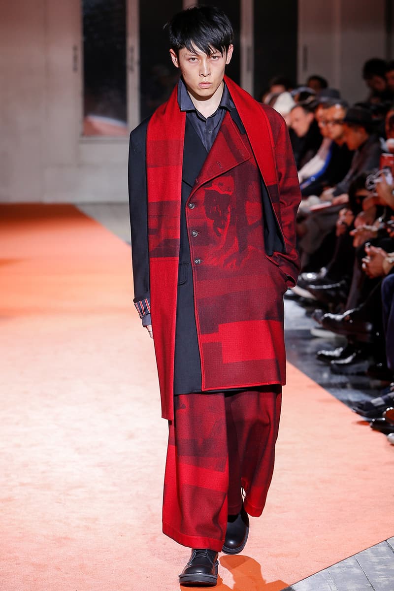 Yohji Yamamoto 2018 Fall Winter Paris Fashion Week Mens