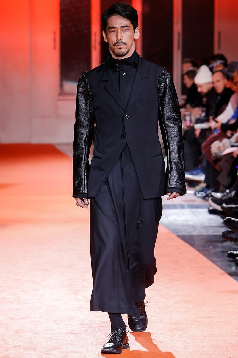 Yohji Yamamoto 2018 Fall Winter Paris Fashion Week Mens