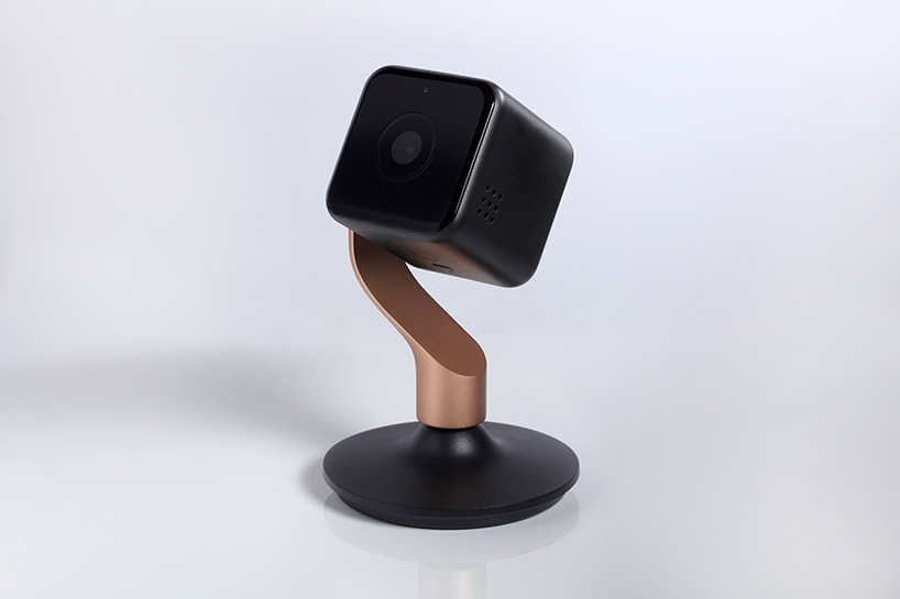 Yves Behar Hive View Detachable Indoor Camera Fuse Project Gold White Champagne Black Brushed Copper