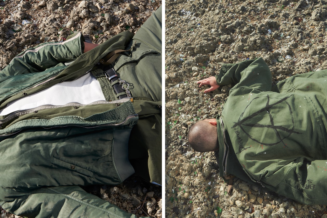 Slam Jam x 424 x Alpha Industries Lookbook collection installation vietnam