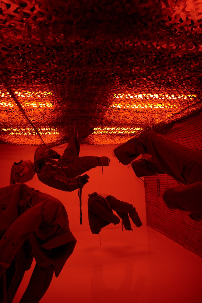 Slam Jam x 424 x Alpha Industries Lookbook collection installation vietnam