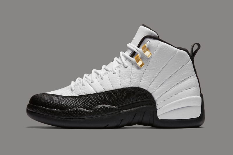 jordan 12s black white