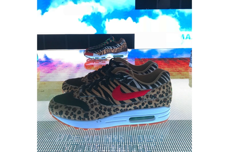 Nike Air Max Day 2018 Premium 1 95 model womens shoes sneakers mens streetwear street chic Fur Kicks Purr Meow Feline Print