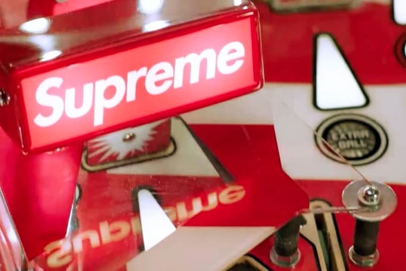 Supreme Stern Pinball Machine Spring/Summer 2018