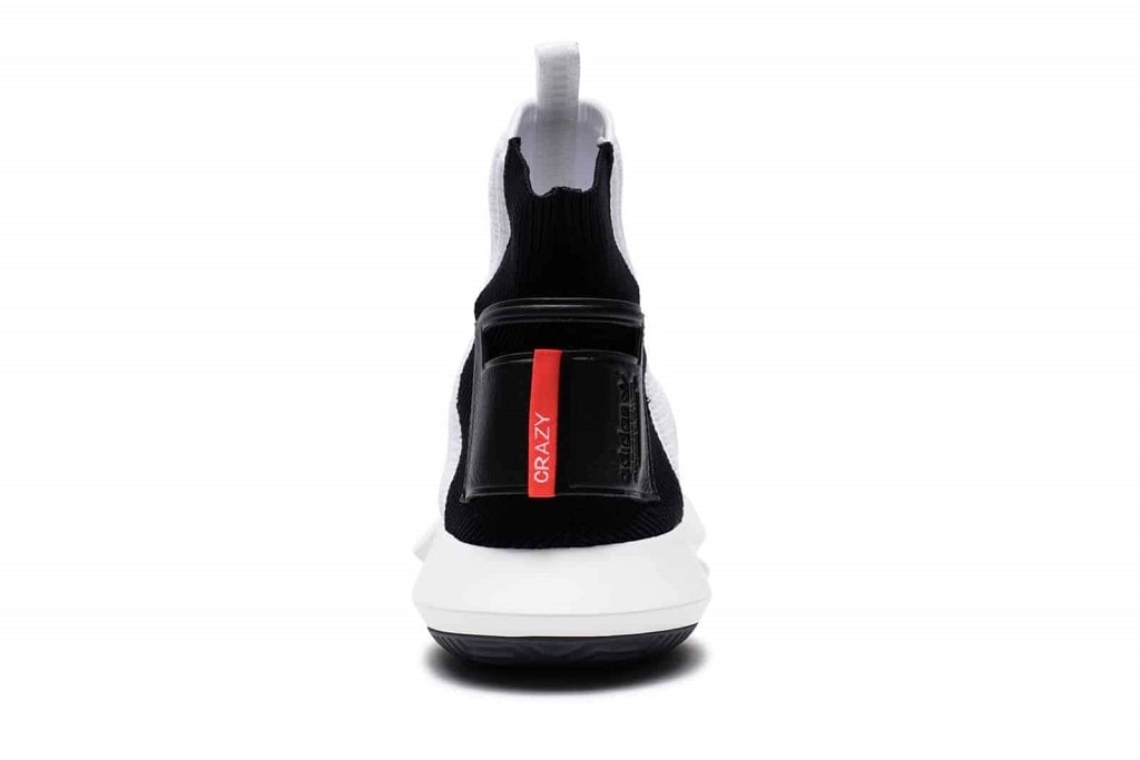 adidas Crazy 1 ADV Sock Primeknit White Black Red