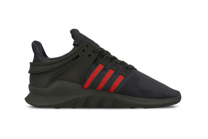 adidas EQT Support ADV Utility Black Scarlet Collegiate Green