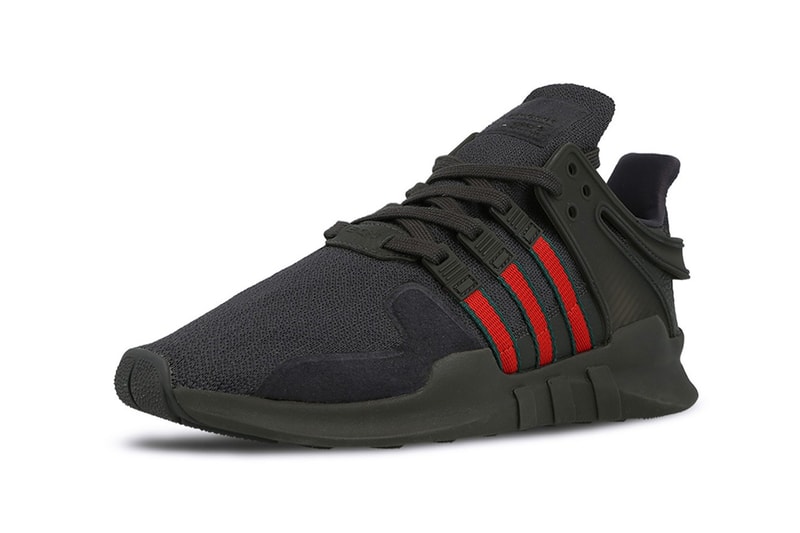 adidas EQT Support ADV Utility Black Scarlet Collegiate Green