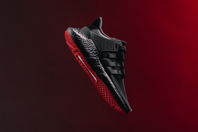 adidas Originals EQT Support 93/17 Red Carpet Black Red