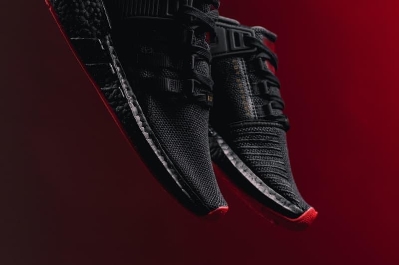 adidas Originals EQT Support 93/17 Red Carpet Black Red