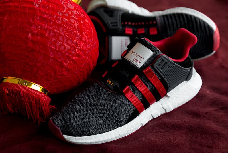 adidas Originals EQT Support 93 17 Yuanxiao china lantern festival black red gold 2018 february 23 release date info