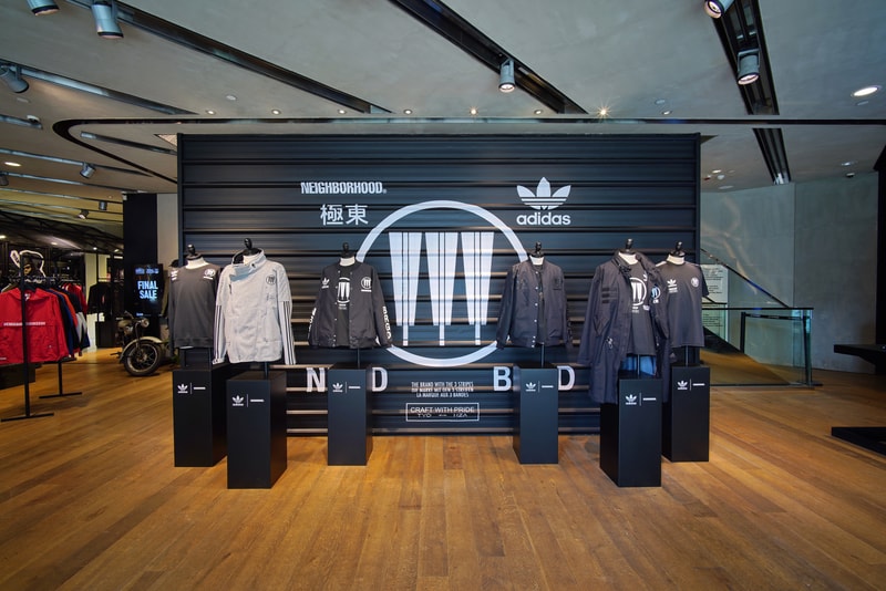 adidas Originals NEIGHBORHOOD Pop-Up Store Jackets NMDs Hong Kong spring summer 2018
