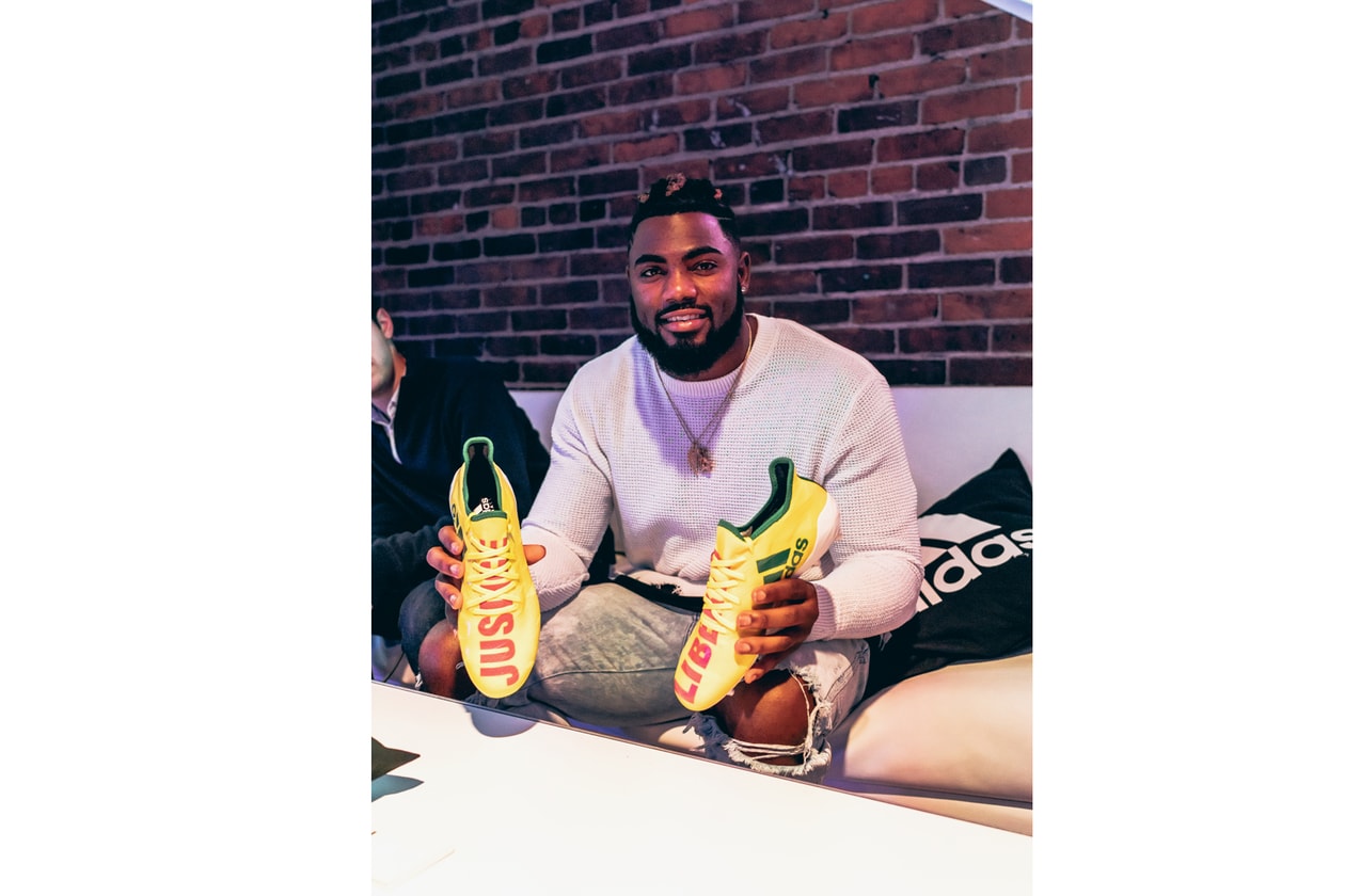 adidas SPEEDFACTORY AM4MN adidas Made for Minneapolis Football Cleat interview Super Bowl LII pharrell williams snoop dogg
