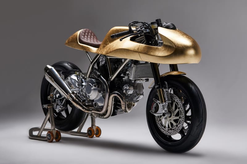 Aellambler Introduces a Brass Foil Custom Ducati Scrambler Motorcycle