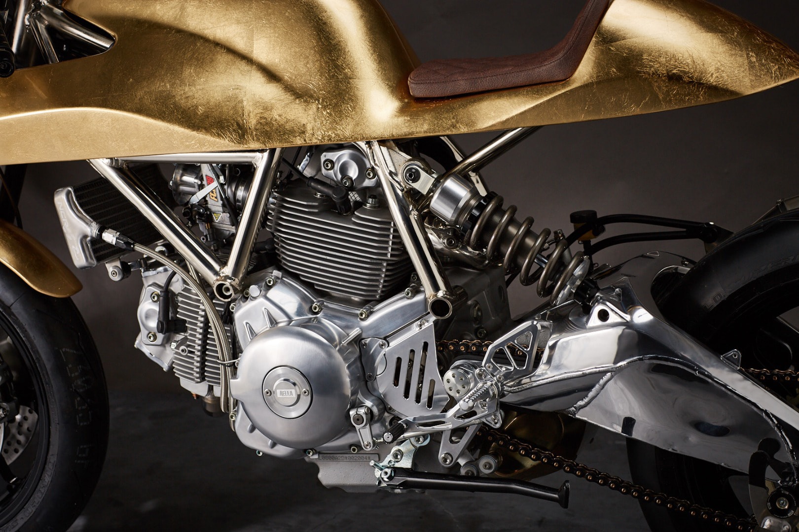 Aellambler Custom Ducati Scrambler Motorcycle japan gold