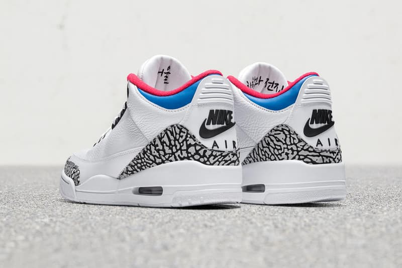 Air Jordan 3 Seoul Korea nike official unveiled march 10 2018 release date info sneakers shoes footwear