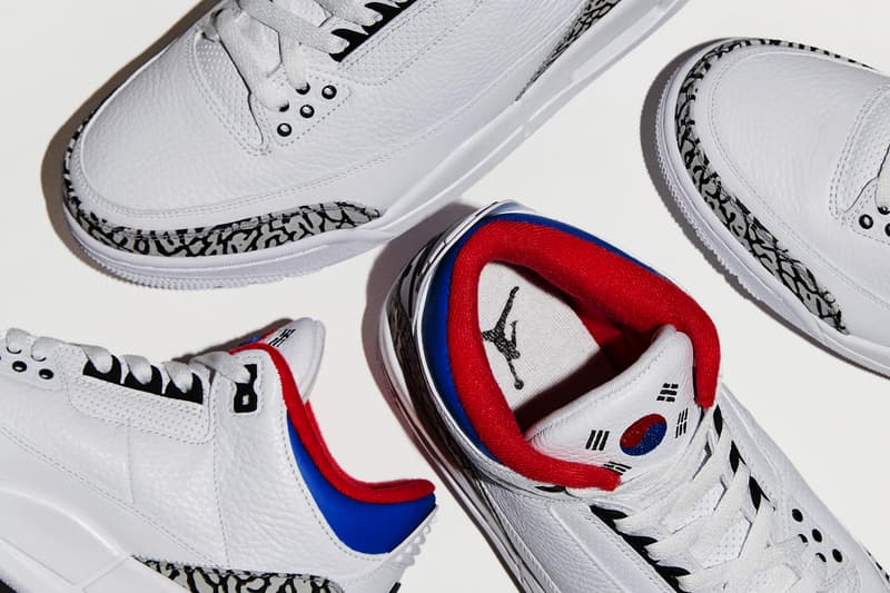 Air Jordan 3 Seoul Korea nike official unveiled march 10 2018 release date info sneakers shoes footwear