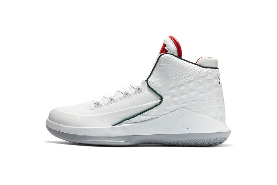 Air Jordan 32 NRG White/Green/University Red
