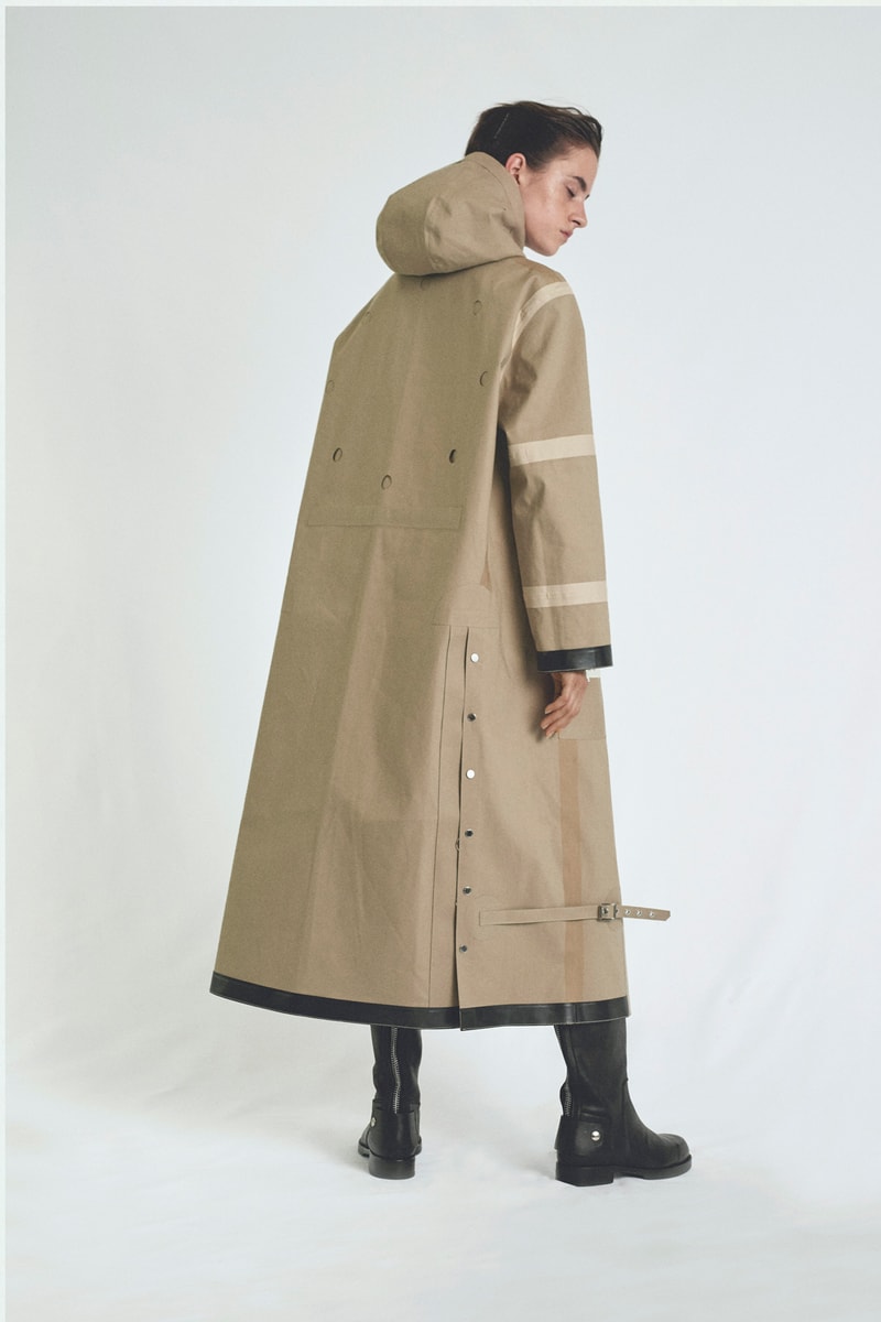 ALYX Mackintosh 2018 Spring Summer Collaboration Outerwear Raincoats bags belts accessories treatment dye matthew williams