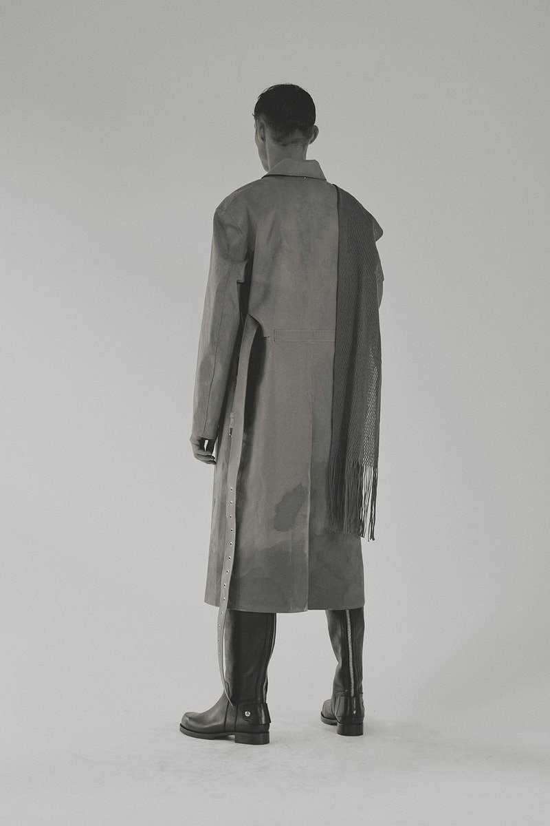 ALYX Mackintosh 2018 Spring Summer Collaboration Outerwear Raincoats bags belts accessories treatment dye matthew williams