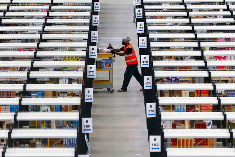 Amazon Patent Trackable Warehouse Wristbands employees pickers Tech Labor Work Future