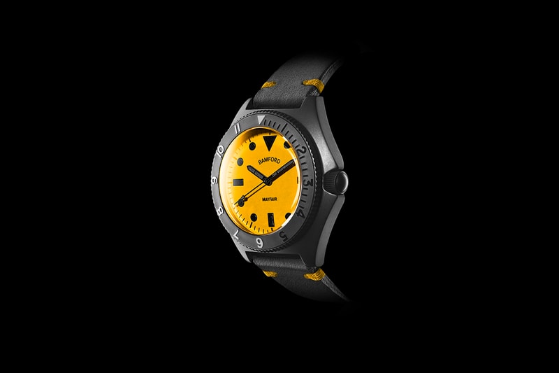 Bamford Watch Department Mayfair Range New colorway design 2018 Limited Edition Holidays Valentines Day 2018 Yellow Pink