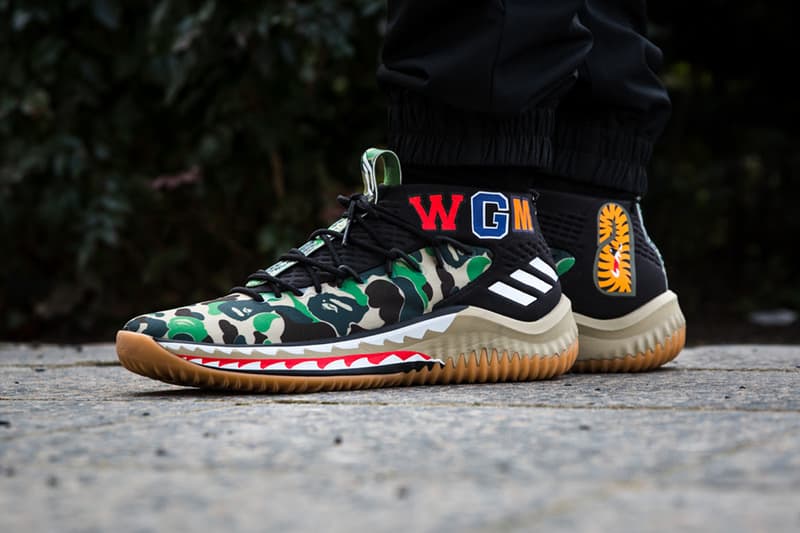 BAPE x adidas Dame 4 "Green Camo" Closer Look | Hypebeast BAPE x adidas Dame 4 "Green Camo" Closer Look | Hypebeast