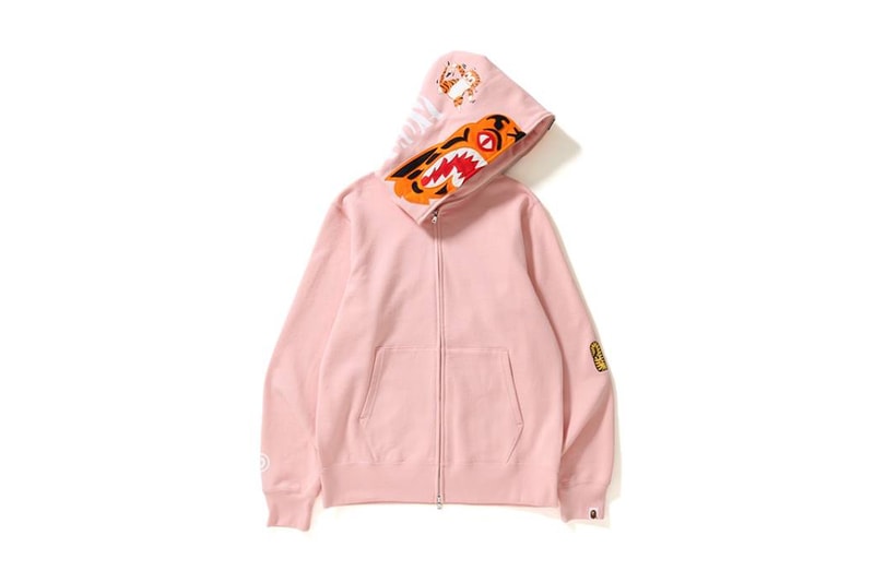 BAPE Full Zip Tiger Hoodie A Bathing Ape 208 february 10 release date info