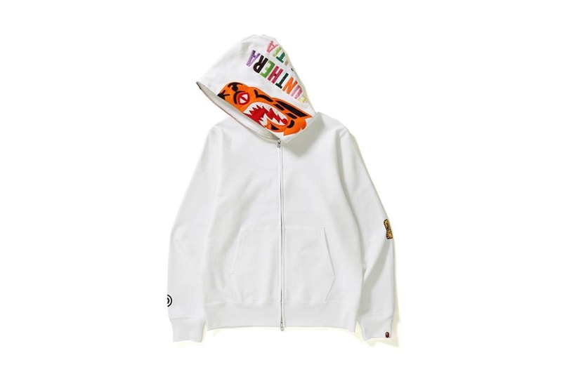 BAPE Full Zip Tiger Hoodie A Bathing Ape 208 february 10 release date info