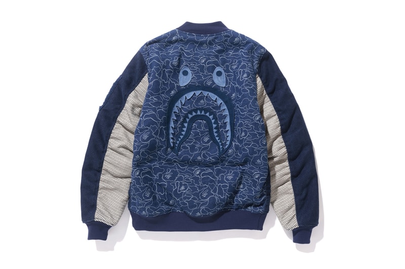 BAPE Spring 2018 Indigo Capsule Collection march 3 saturday release date info drop hoodies jackets sweatshirts japan sashiko patchwork fade