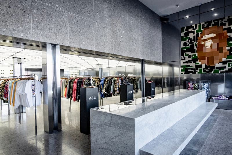 BAPE Melrose Los Angeles Store Opening streetwear japanese fashion label clothing shoes apparel menswear mens label
