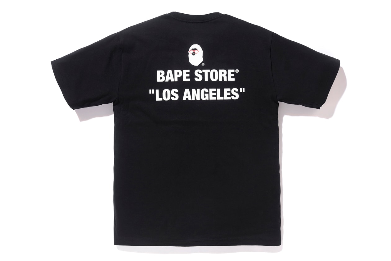 BAPE Melrose Los Angeles Store Opening streetwear japanese fashion label clothing shoes apparel menswear mens label