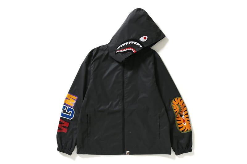 bape reflective hooded jacket