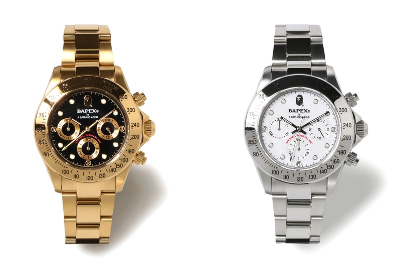 BAPE Type 3 BAPEX Watch Gold Silver 2018 march 3 release date info