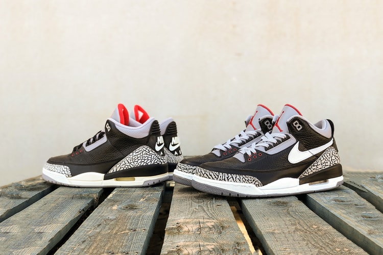 BespokeIND Debuts the Tinker Hatfield Nike Air Jordan 3 Black Cement Sample