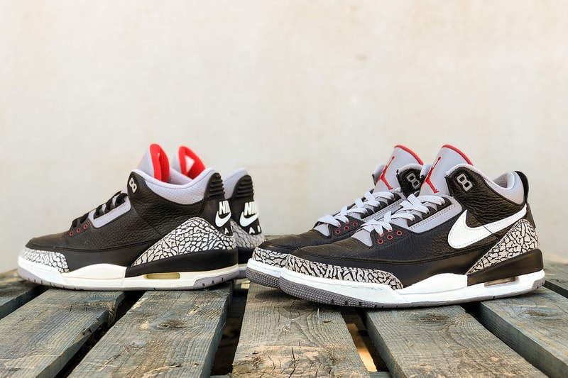 shoe air jordan black cement 2019