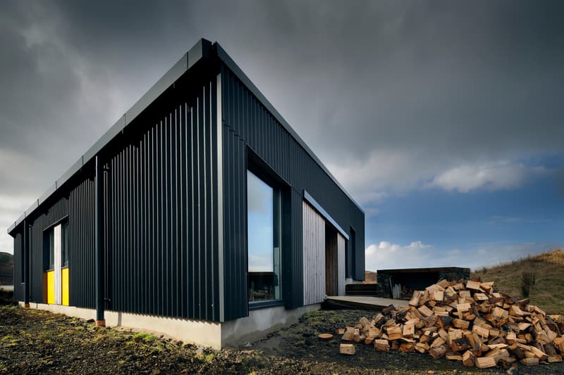 Black House Rural Design Architects Mountains Landscape Fields highland uk