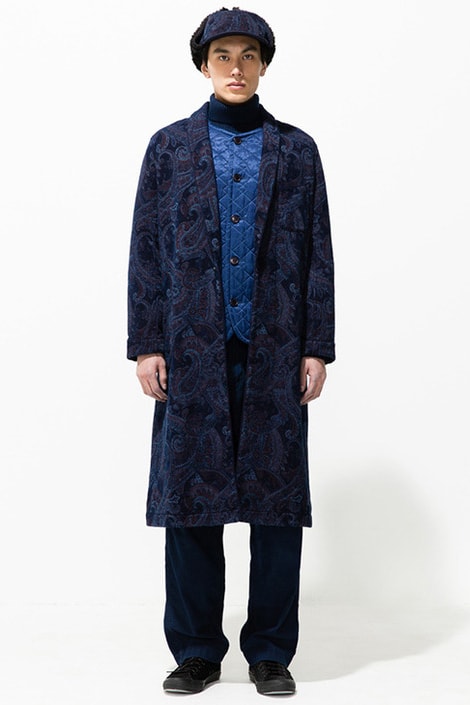 Blue Blue Japan 2018 Fall Winter Lookbook collection indigo dye patchwork