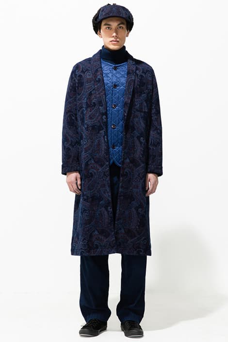 Blue Blue Japan 2018 Fall Winter Lookbook collection indigo dye patchwork