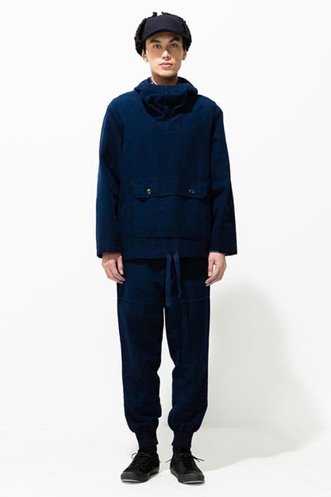 Blue Blue Japan 2018 Fall Winter Lookbook collection indigo dye patchwork