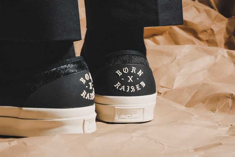 BornxRaised Converse Jack Purcell on the turf Pack On Feet collaboration hbx hypebeast store 2018 february 3 release drop date info sneakers shoes footwear