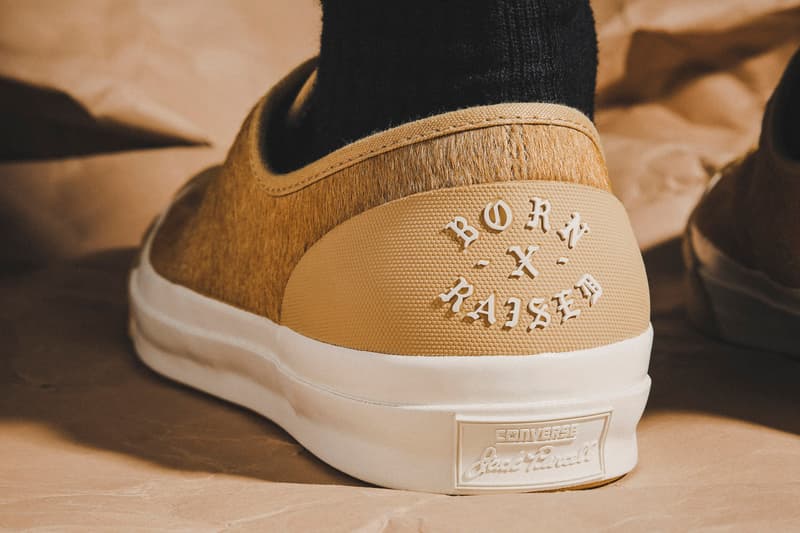 BornxRaised Converse Jack Purcell on the turf Pack On Feet collaboration hbx hypebeast store 2018 february 3 release drop date info sneakers shoes footwear