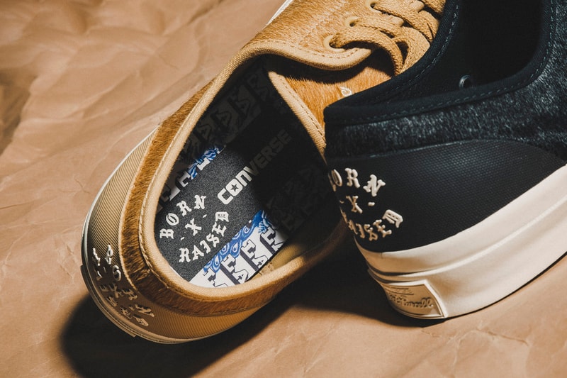 BornxRaised Converse Jack Purcell on the turf Pack On Feet collaboration hbx hypebeast store 2018 february 3 release drop date info sneakers shoes footwear