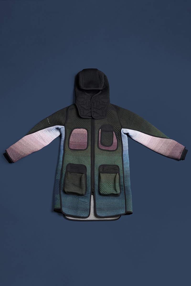 BYBORRE 2018 fall winter collection closer look lookbook knit design vest pouch scarf coat pants amsterdam